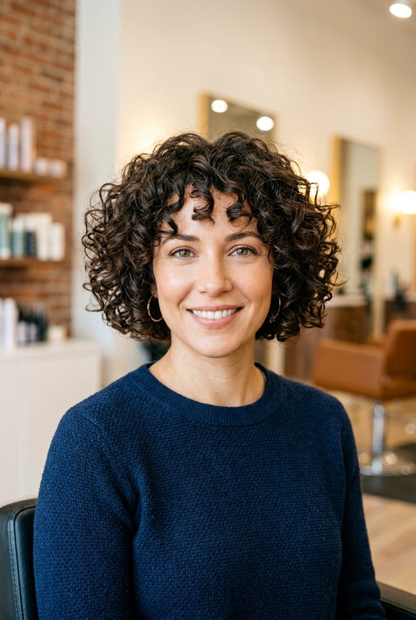 Short Curly Bob - 20 1950s pin up hairstyles - 20 1950s pin up hairstyles