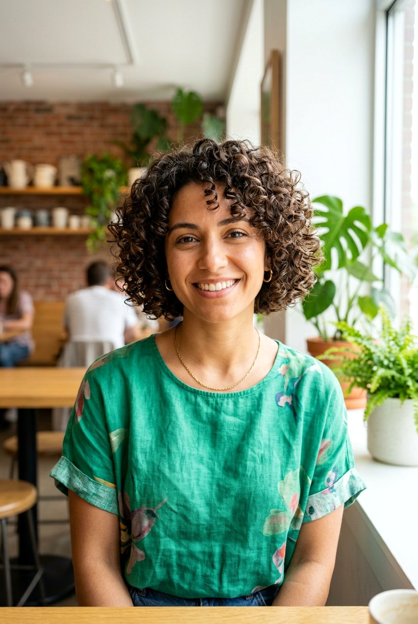 Short Curly Bob - 20 best hairstyle ideas for roundup posts - 20 best hairstyle ideas for roundup posts