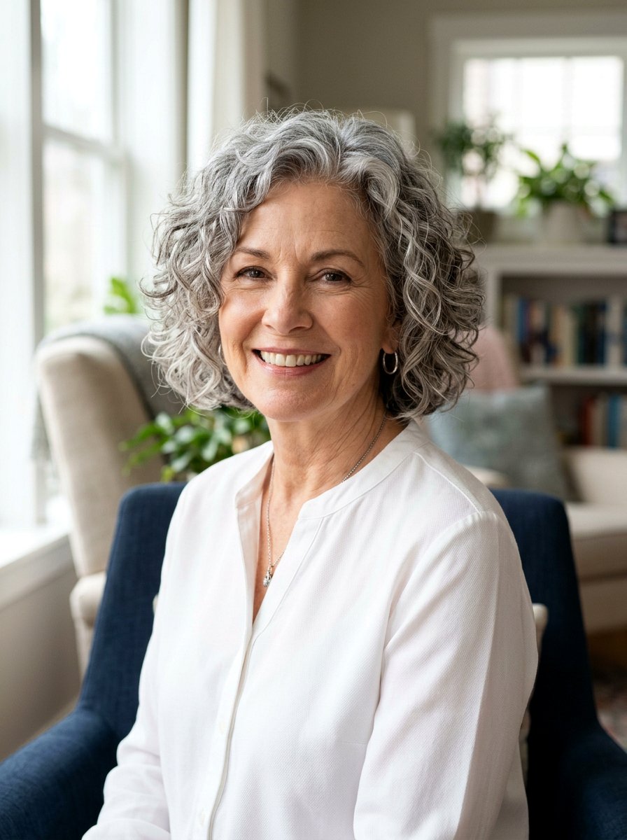 Short Curly Bob For Gray Hair Older Women - 20 short curly bob for older women - 20 short curly bob for older women