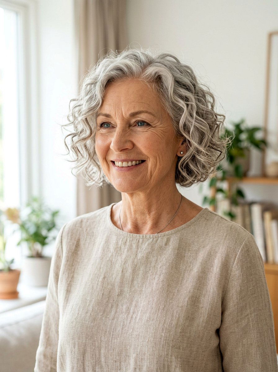 Short Curly Bob For Oval Face Older Women - 20 short curly bob for older women - 20 short curly bob for older women