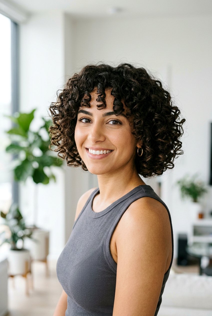 Short Curly Bob For Thick Hair - 20 low maintenance short haircut for thick hair - 20 low maintenance short haircut for thick hair