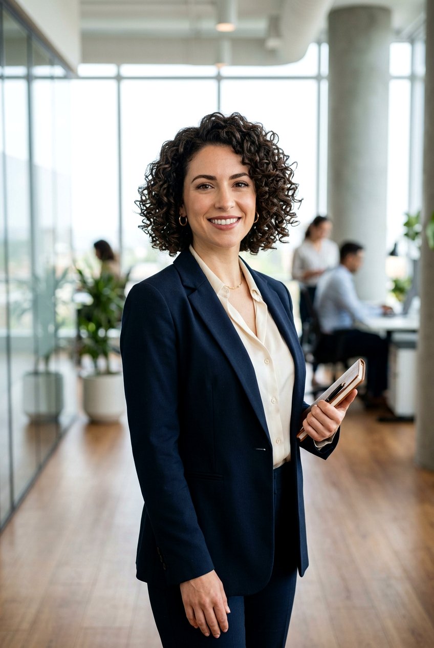 Short Curly Bob Haircut - 20 short professional hairstyles for women - 20 short professional hairstyles for women