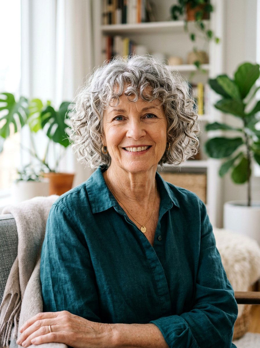 Short Curly Bob With Bangs For Older Women - 20 short curly bob for older women - 20 short curly bob for older women