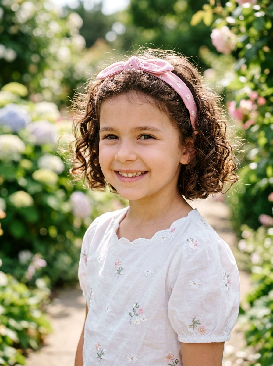 Short Curly Bob With Headband - 20 quick school hairstyle for short curly hair