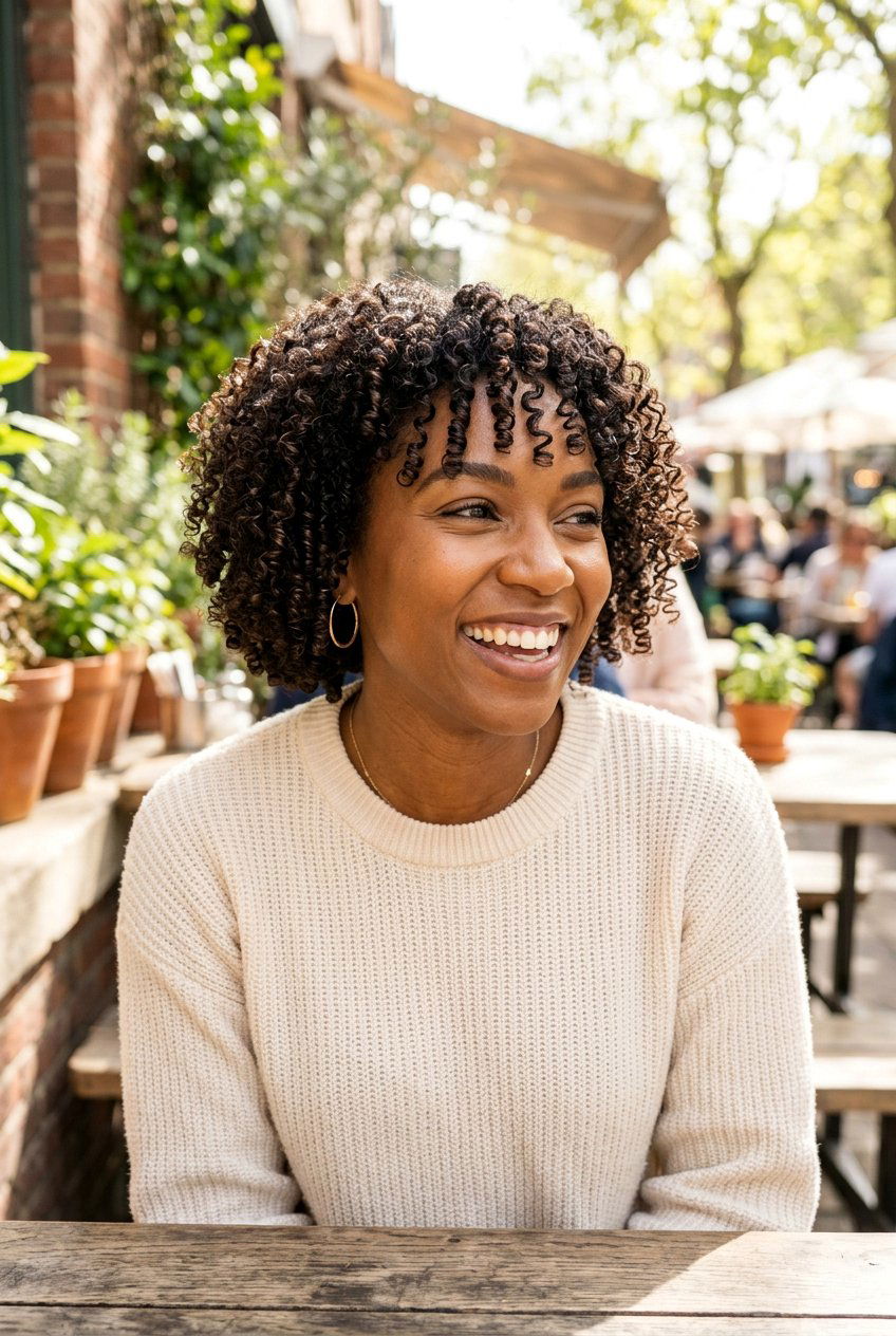 Short Curly Bob for Alopecia Women - 20 hairstyles for alopecia women - 20 hairstyles for alopecia women