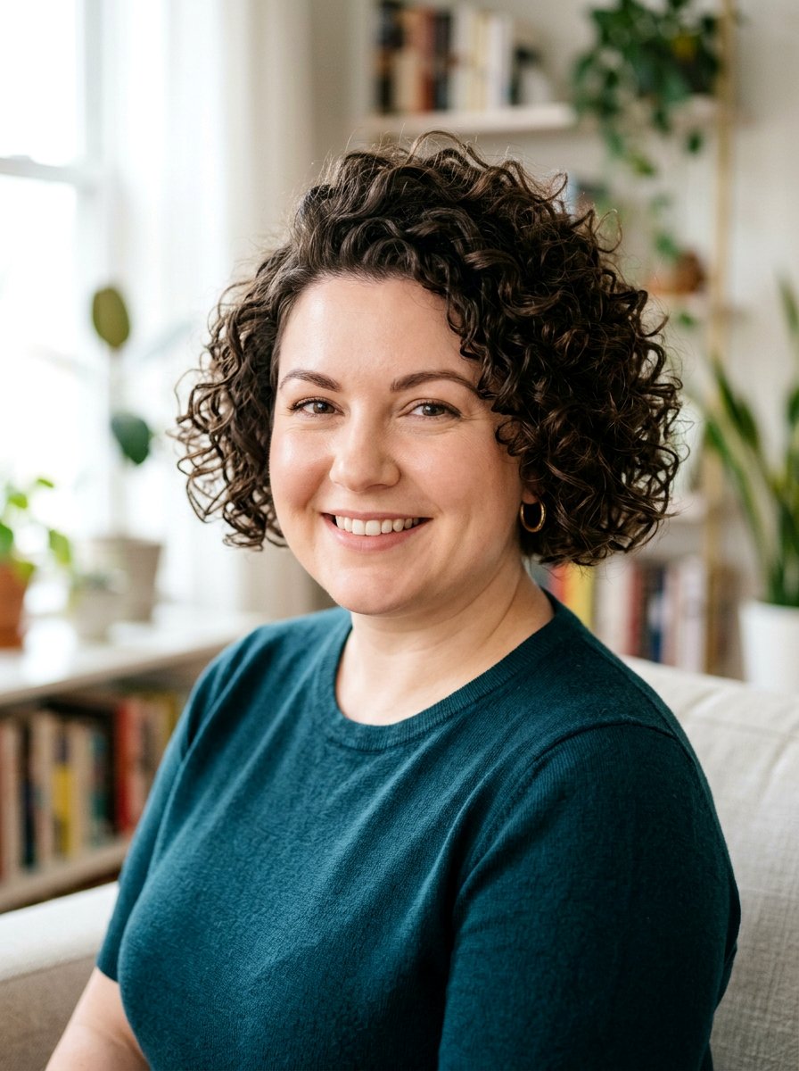 Short Curly Bob for Round Chubby Face - 20 short haircut for round chubby face women - 20 short haircut for round chubby face women