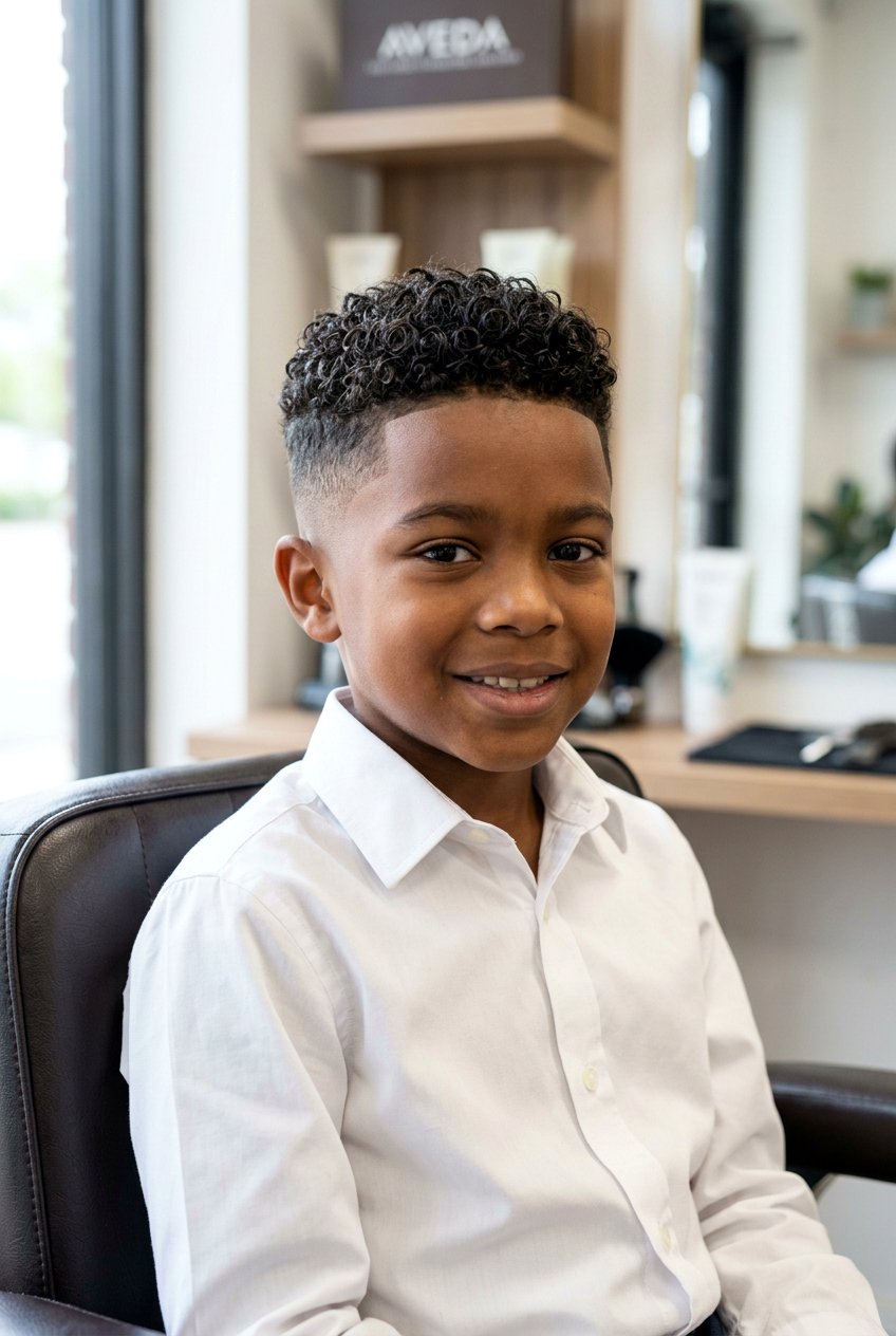 Short Curly Crop - 20 boys picture day hairstyle with curls - 20 boys picture day hairstyle with curls