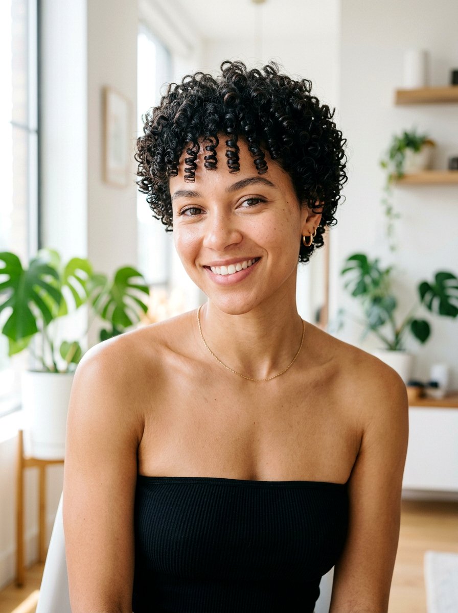 Short Curly Crop - 20 haircut for 3a curly hair - 20 haircut for 3a curly hair