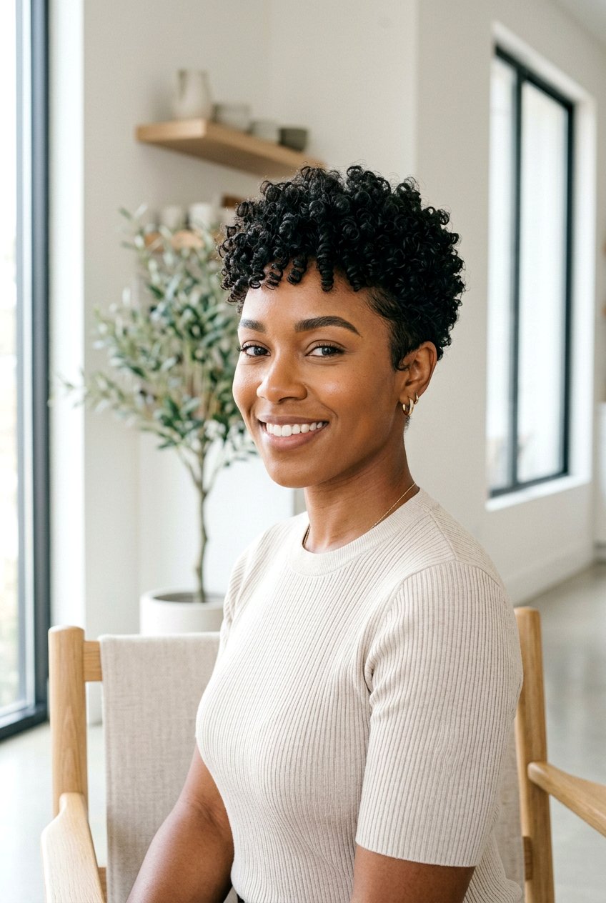 20 Flattering Low Maintenance Haircuts for Mature Curls