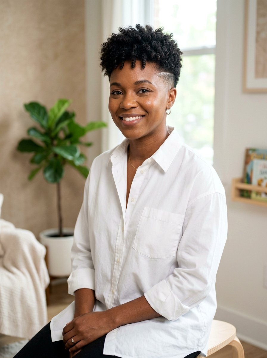 Short Curly Fade Haircut For Postpartum - 20 haircut for postpartum curls - 20 haircut for postpartum curls