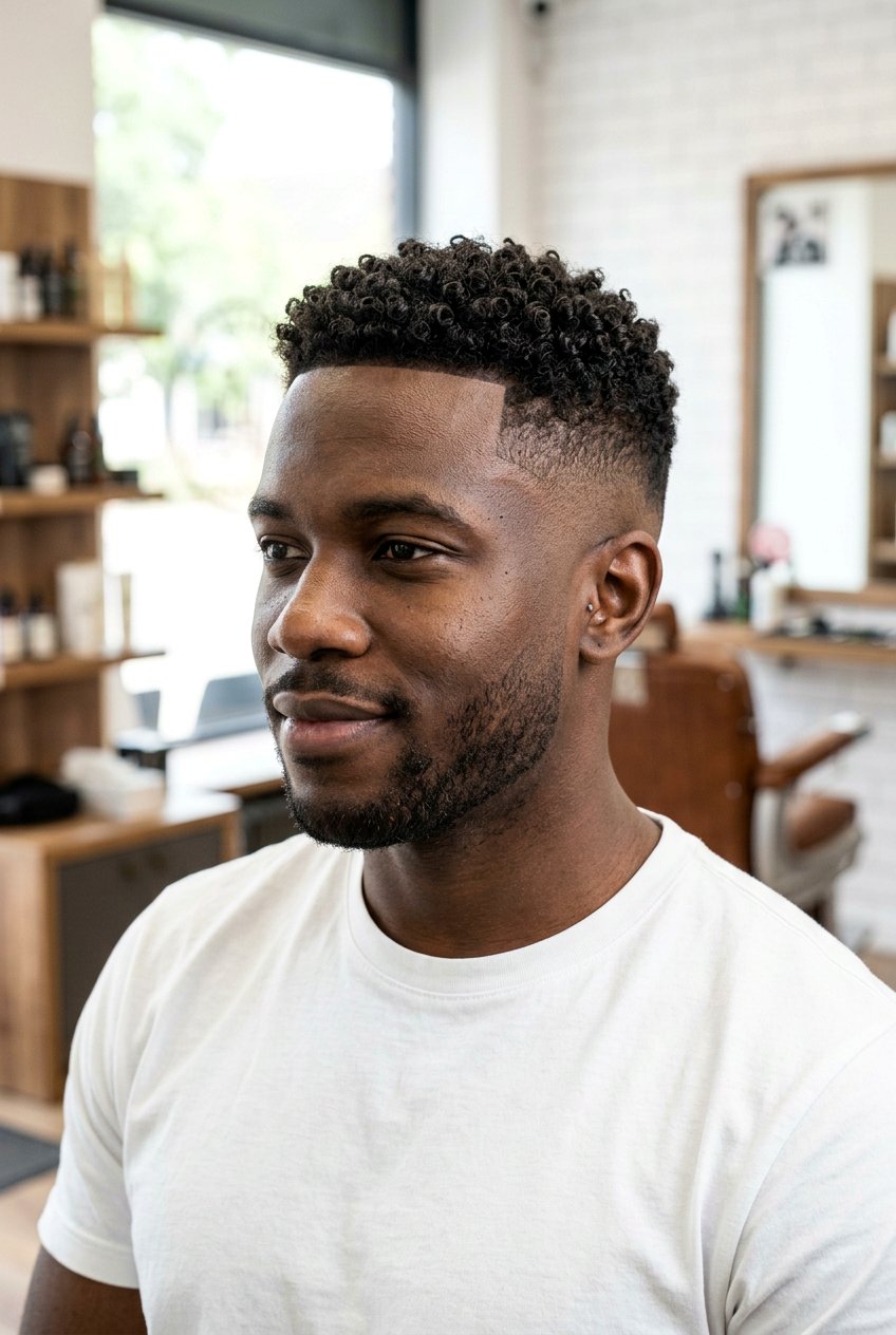 Short Curly Fade Men - 20 men haircut for thick curly hair - 20 men haircut for thick curly hair