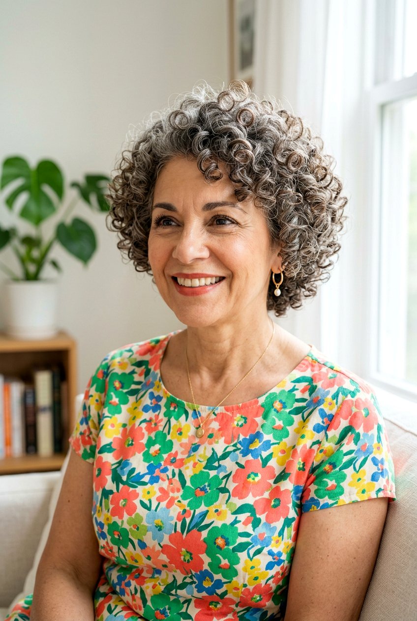 Short Curly Halo Haircut - 20 mature women curly haircut ideas - 20 mature women curly haircut ideas