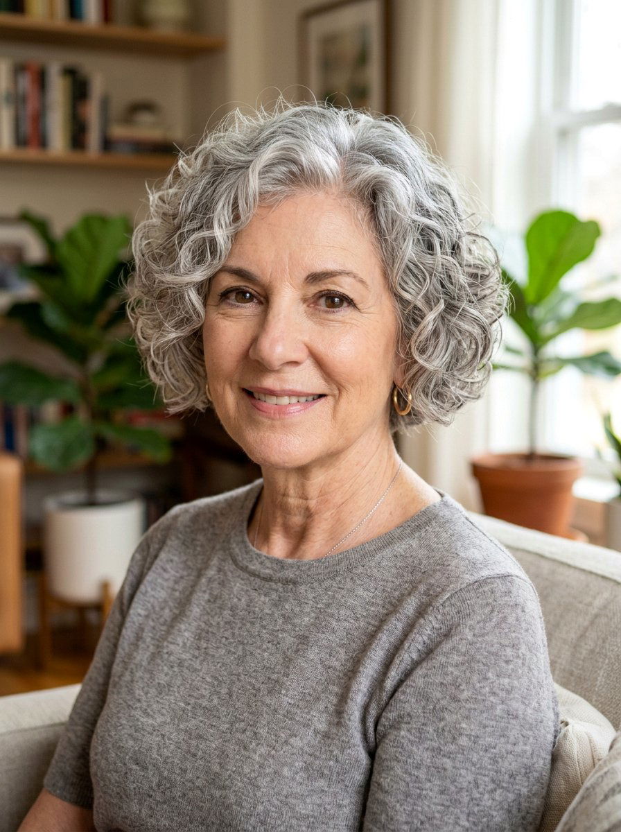 Short Curly Layered Bob For Older Women - 20 short curly bob for older women - 20 short curly bob for older women