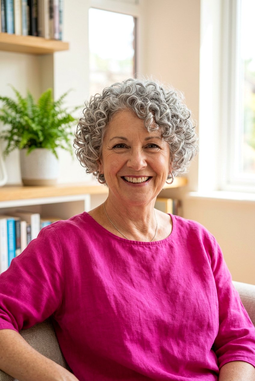 Short Curly Layered Crop - 20 low maintenance layered haircut for mature women - 20 low maintenance layered haircut for mature women