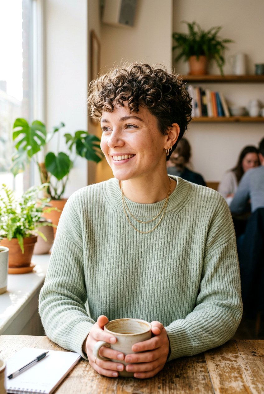 Short Curly Pixie - 20 low maintenance haircut for black women - 20 low maintenance haircut for black women