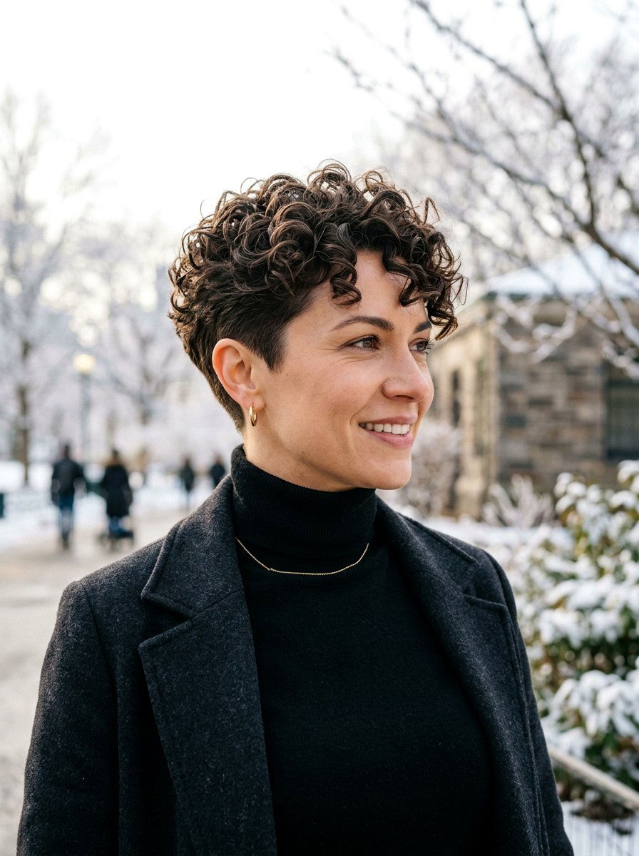 Short Curly Pixie Cut - 20 curly hairstyle ideas for women - 20 curly hairstyle ideas for women