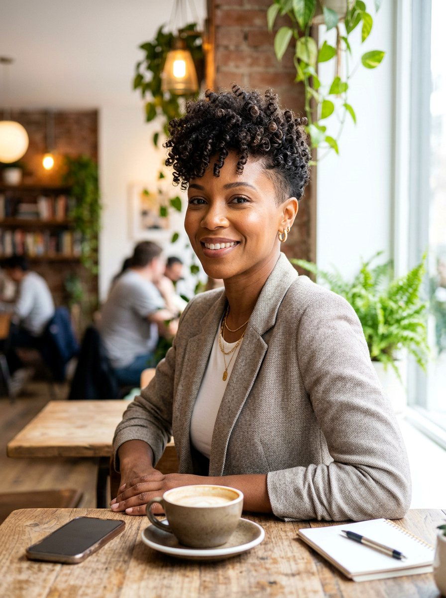 Short Curly Pixie Cut - 20 date night hairstyle for curly hair women - 20 date night hairstyle for curly hair women