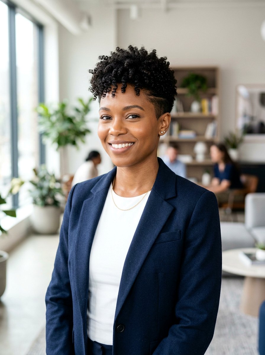 Short Curly Pixie Cut - 20 haircut for tight curls women - 20 haircut for tight curls women