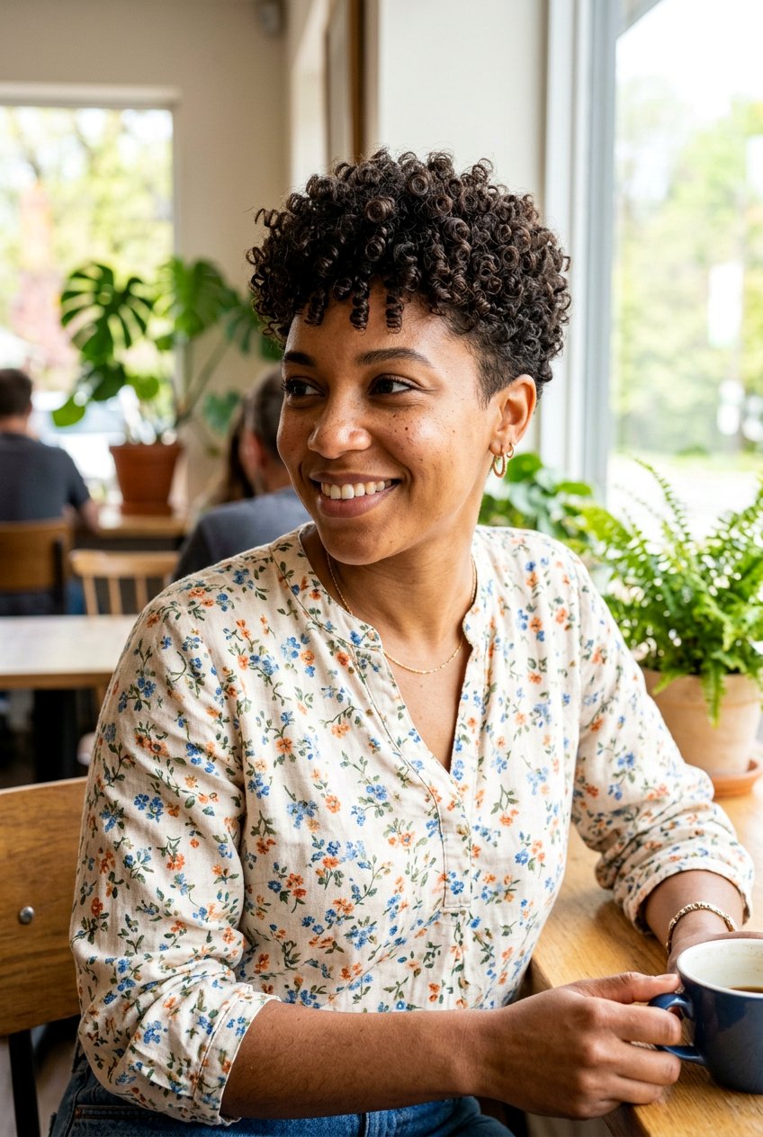 Short Curly Pixie Haircut - 20 low maintenance haircut for mature curls - 20 low maintenance haircut for mature curls