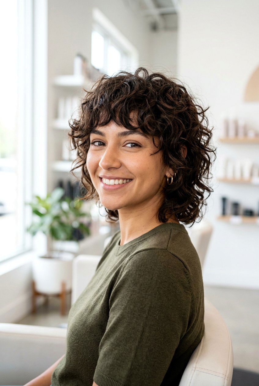 Short Curly Shag - 20 curly hairstyles for short hair - 20 curly hairstyles for short hair