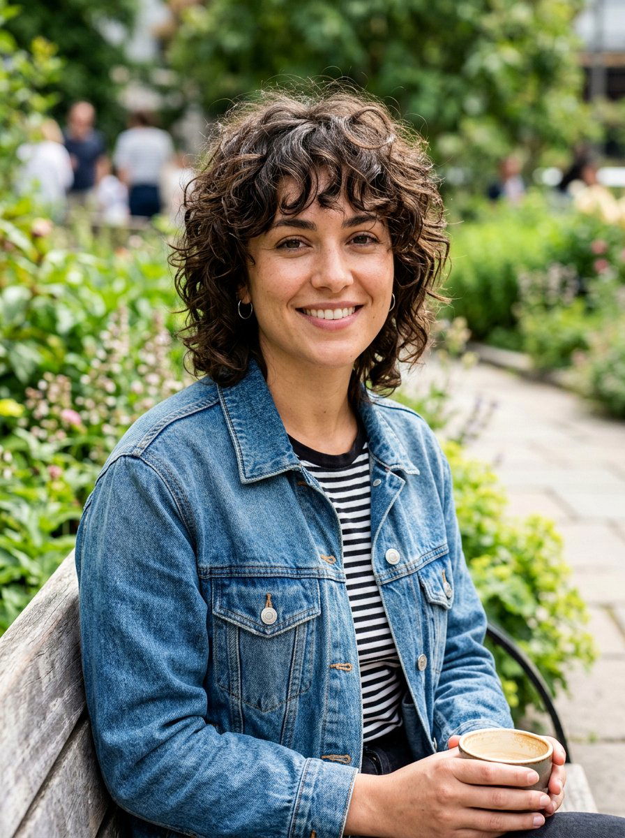 Short Curly Shag Haircut - 20 haircut for transition from relaxed to natural hair - 20 haircut for transition from relaxed to natural hair