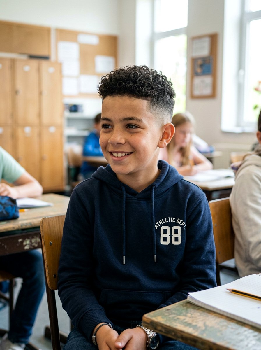 Short Curly Top Fade For School Boys - 20 neat haircut for school boys - 20 neat haircut for school boys