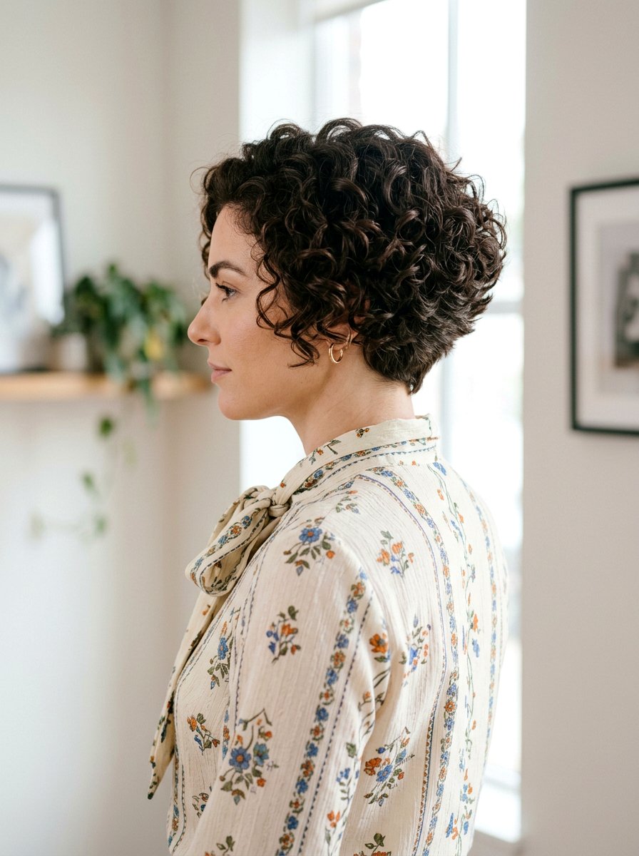 Short Curly Wedge Haircut - 20 trendy haircut for curly hair 2026 - 20 trendy haircut for curly hair 2026