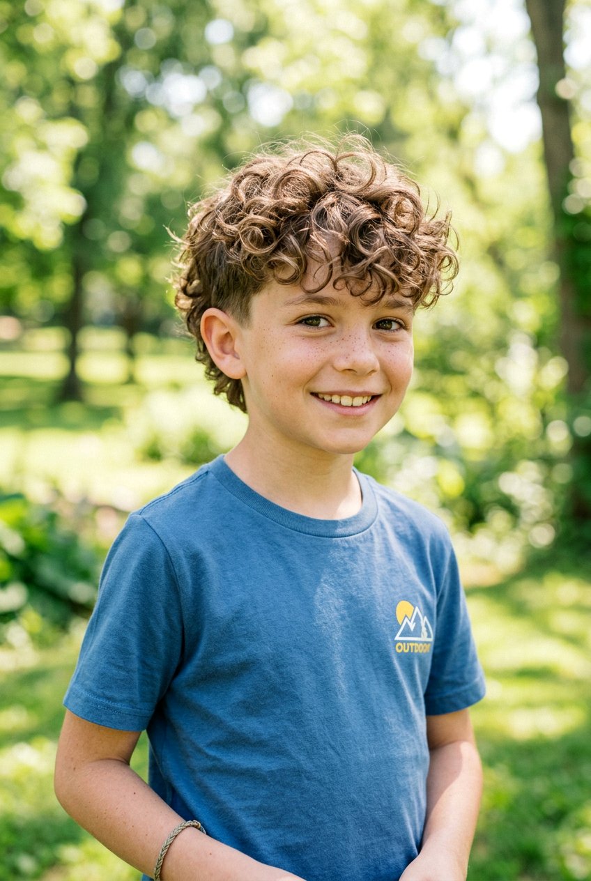 Short Curly Wolf Cut - 20 boys wolf cut for curly hair - 20 boys wolf cut for curly hair