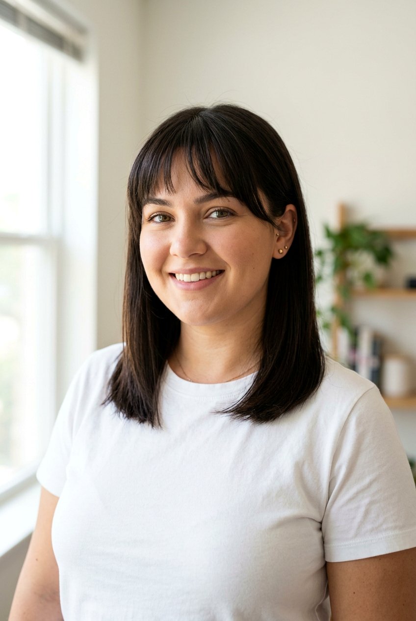 Short Curtain Bangs For Round Chubby Face - 20 curtain bangs for round chubby face - 20 curtain bangs for round chubby face