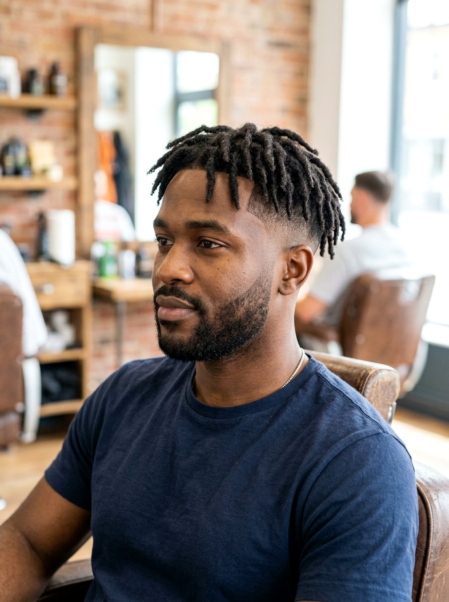20 Masculine Short Dread Styles for Men to Elevate Look