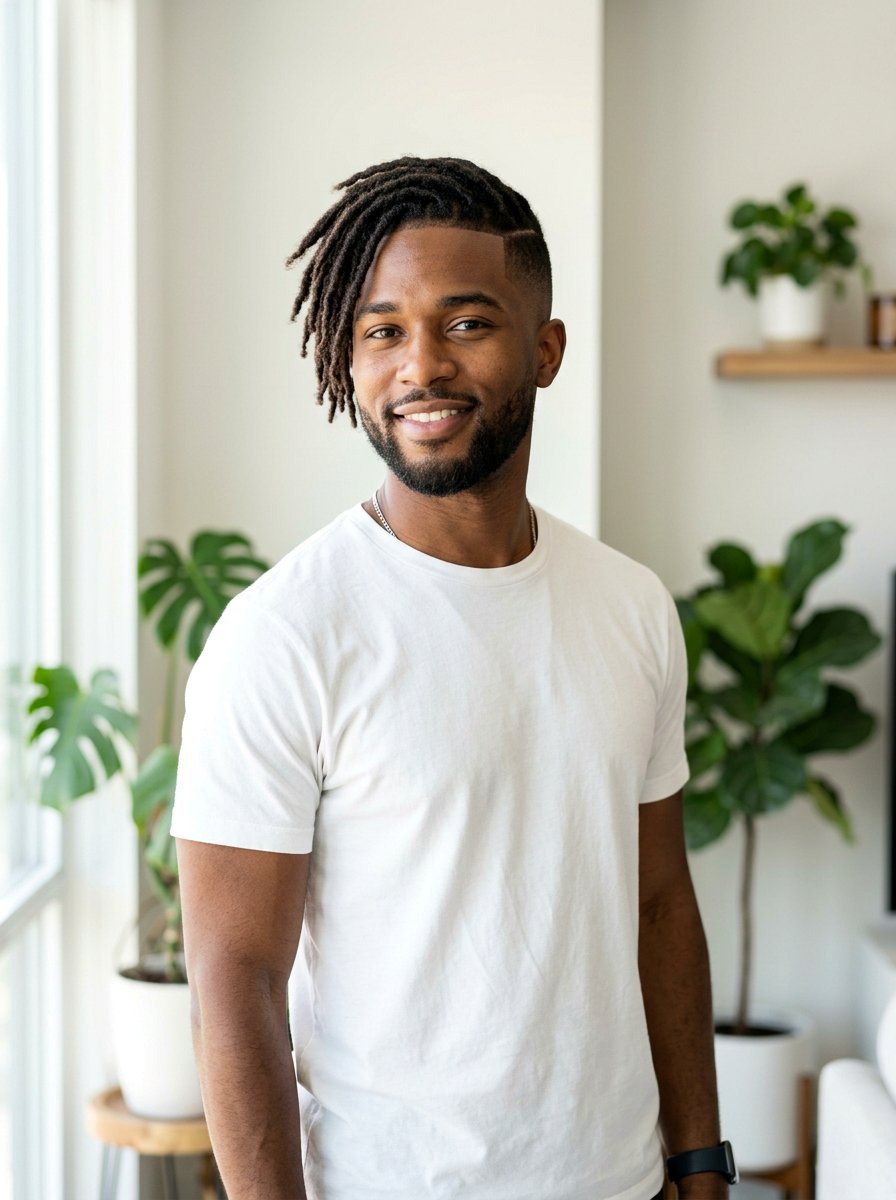 Short Dreads With Side Part - 20 short dread styles for men - 20 short dread styles for men