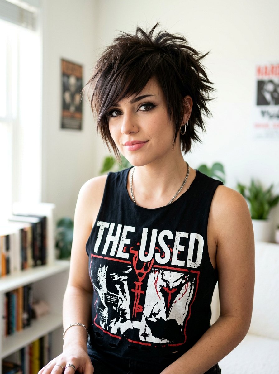 Short Emo Hair With Choppy Layers - 20 emo haircut ideas for girls - 20 emo haircut ideas for girls