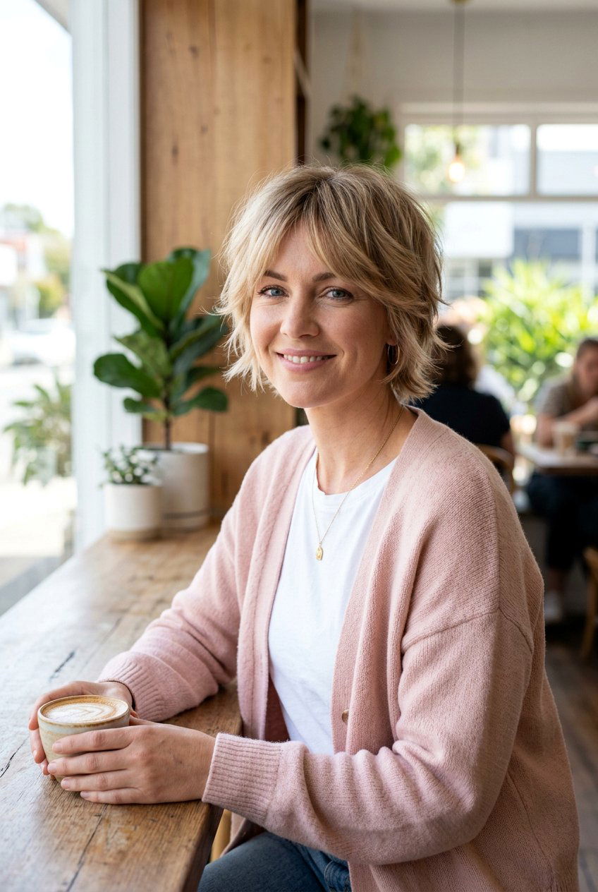 Short Feathered Haircut For Women - 20 haircut for thinning crown women - 20 haircut for thinning crown women