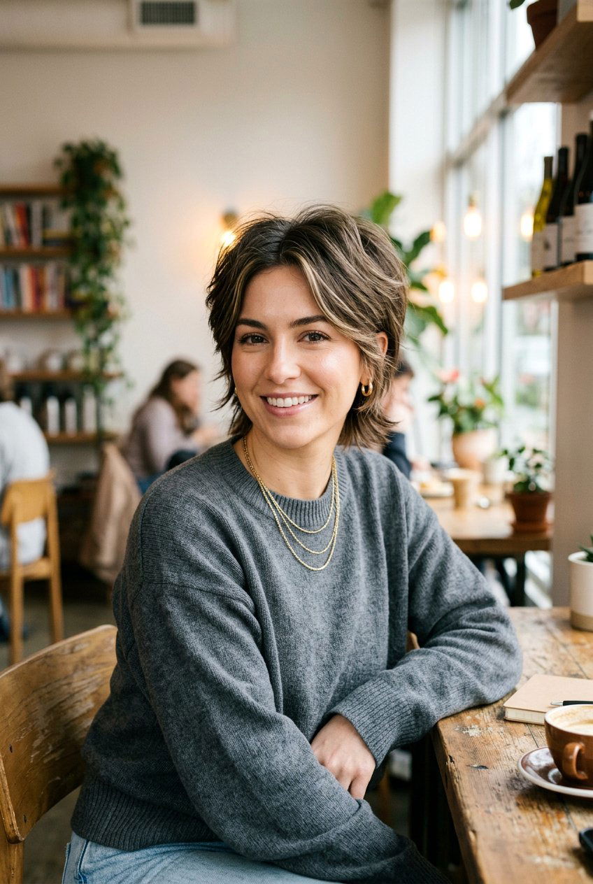 Short Feathered Mixie Cut For Thick Straight Hair - 20 pixie cut for thick straight hair - 20 pixie cut for thick straight hair