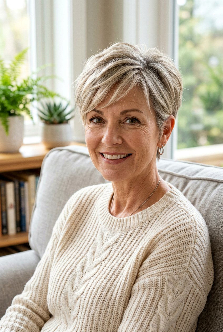 20 Stunning Feather Cut for Women Over 50 Styles You’ll Love