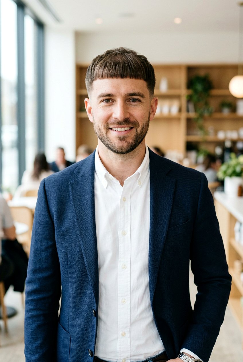 Short Fringe Thin Crown - 20 men haircut for thin crown