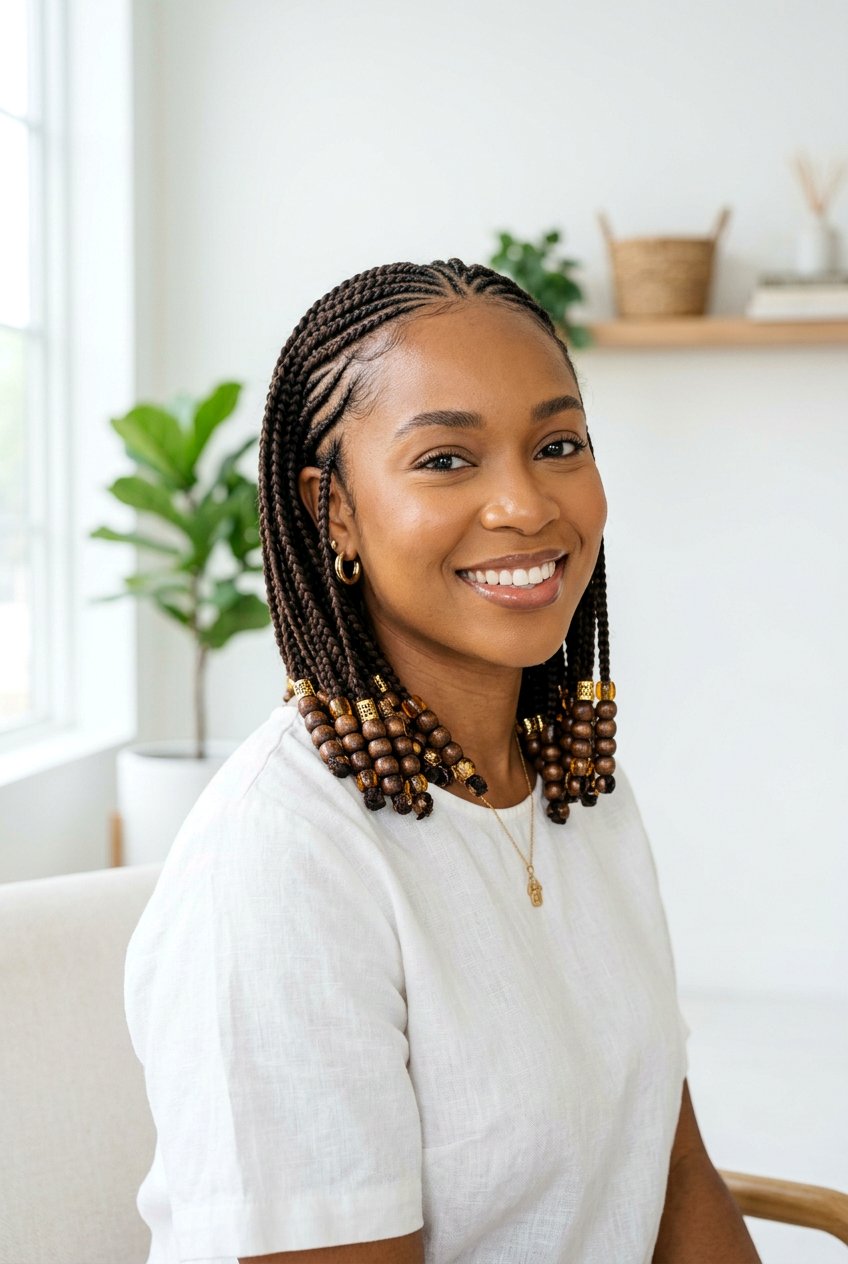 Short Fulani Braids - 20 fulani braids hairstyles - 20 fulani braids hairstyles