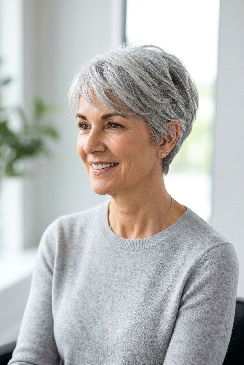 20 Chic Hairstyles for Gray Hair That Look Absolutely Stunning