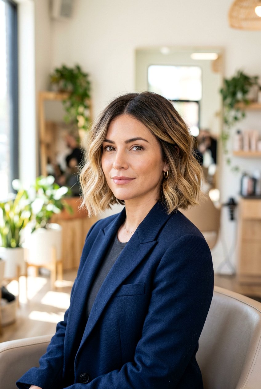 Short Hair Balayage with Root Shadow - 20 balayage with root shadow - 20 balayage with root shadow