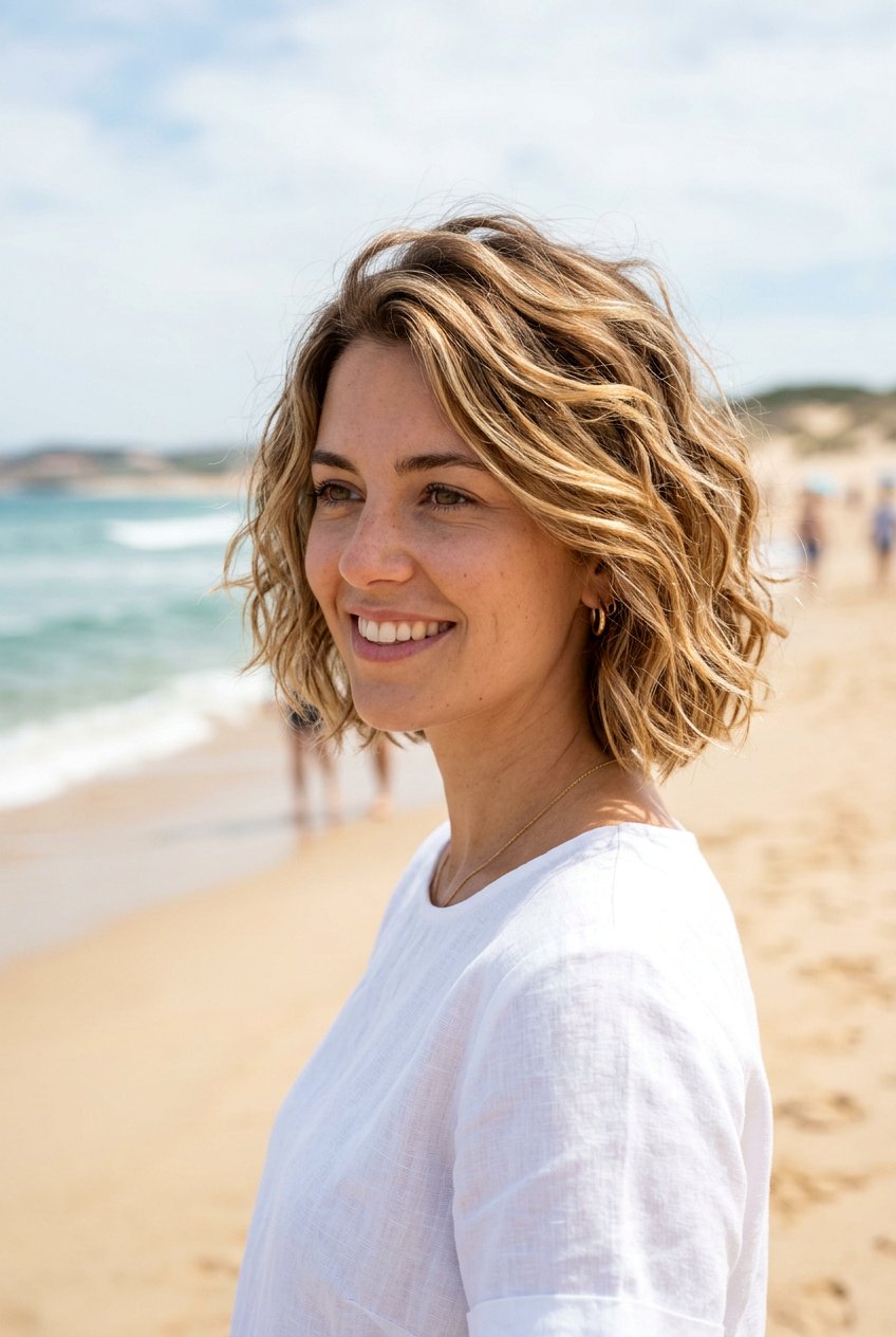 Short Hair Beach Waves - 20 homecoming hairstyles - 20 homecoming hairstyles