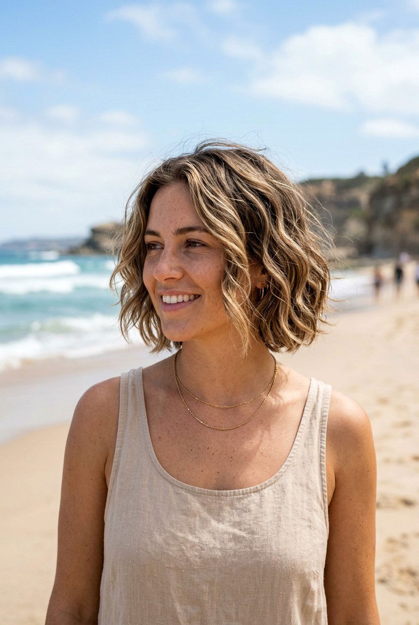 Short Hair Beach Waves - 20 beach wave hairstyles - 20 beach wave hairstyles