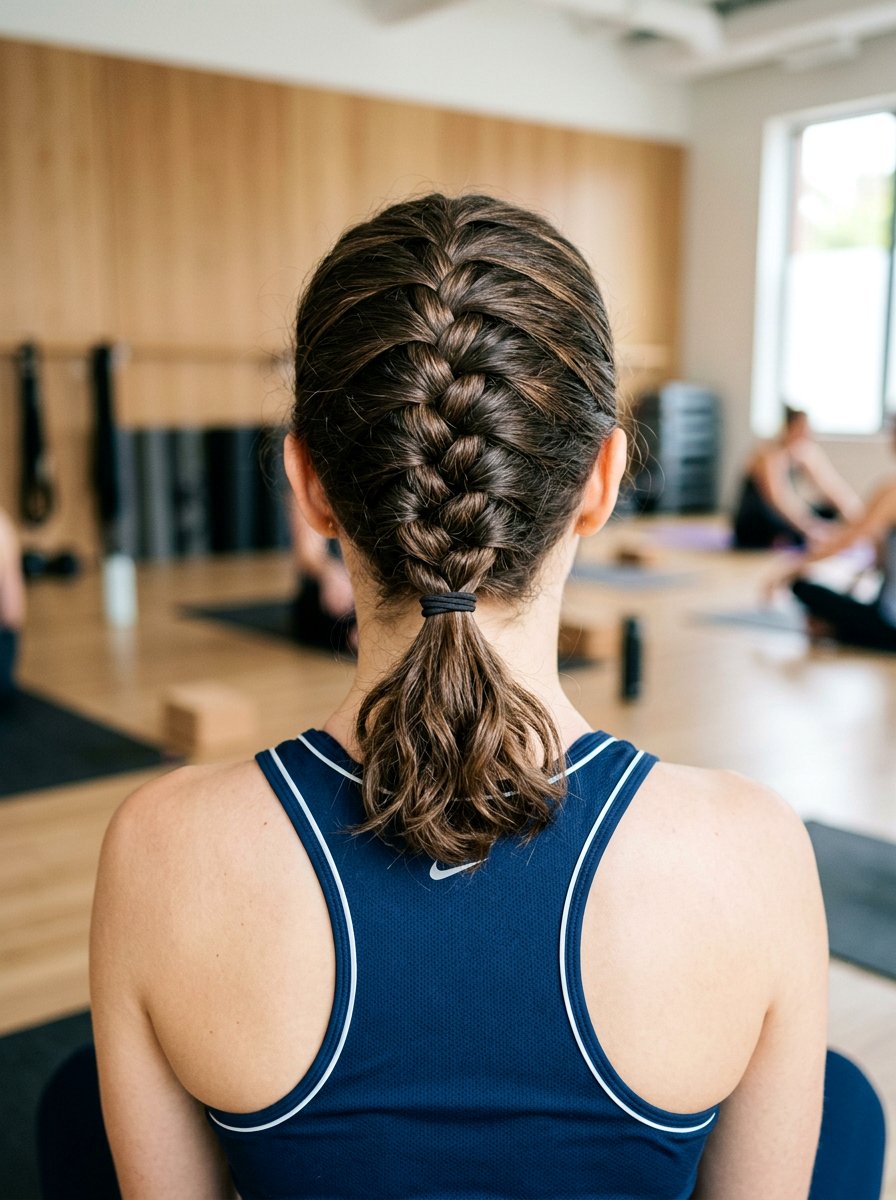 Short Hair Braid Ponytail - 20 volleyball ponytail with braid - 20 volleyball ponytail with braid