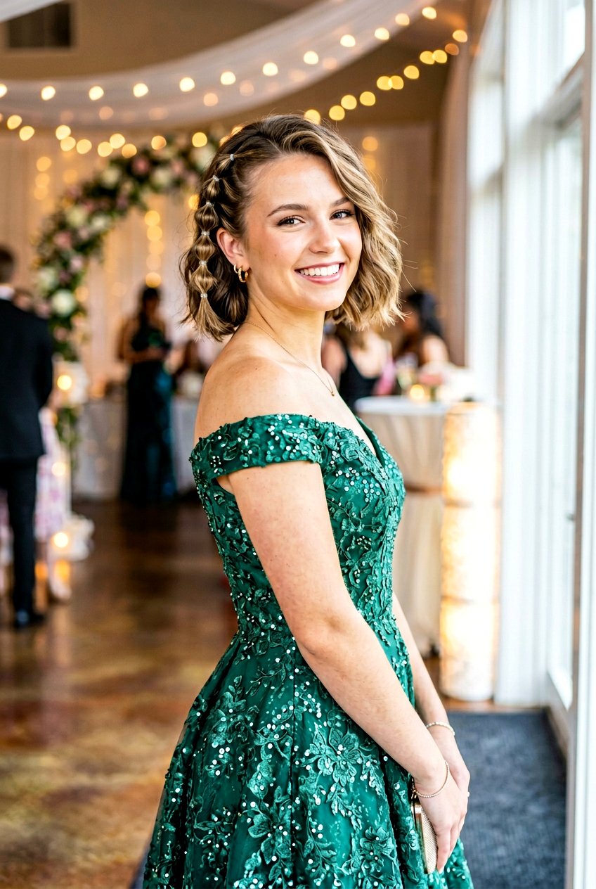 Short Hair Bubble Braid - 20 prom hairstyle with bubble braid - 20 prom hairstyle with bubble braid