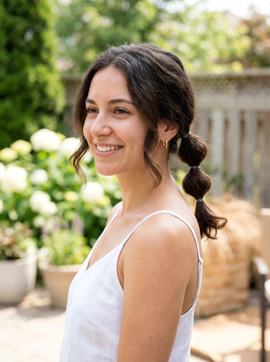 Short Hair Bubble Braid Ponytail - 20 vacation hairstyle with bubble braid ponytail - 20 vacation hairstyle with bubble braid ponytail