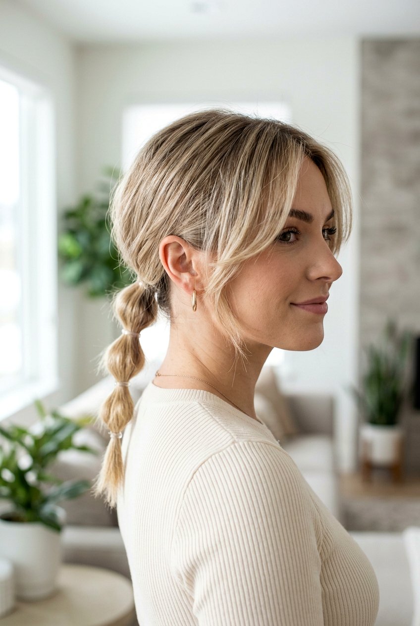 Short Hair Bubble Ponytail - 20 bubble ponytail for wedding guest - 20 bubble ponytail for wedding guest