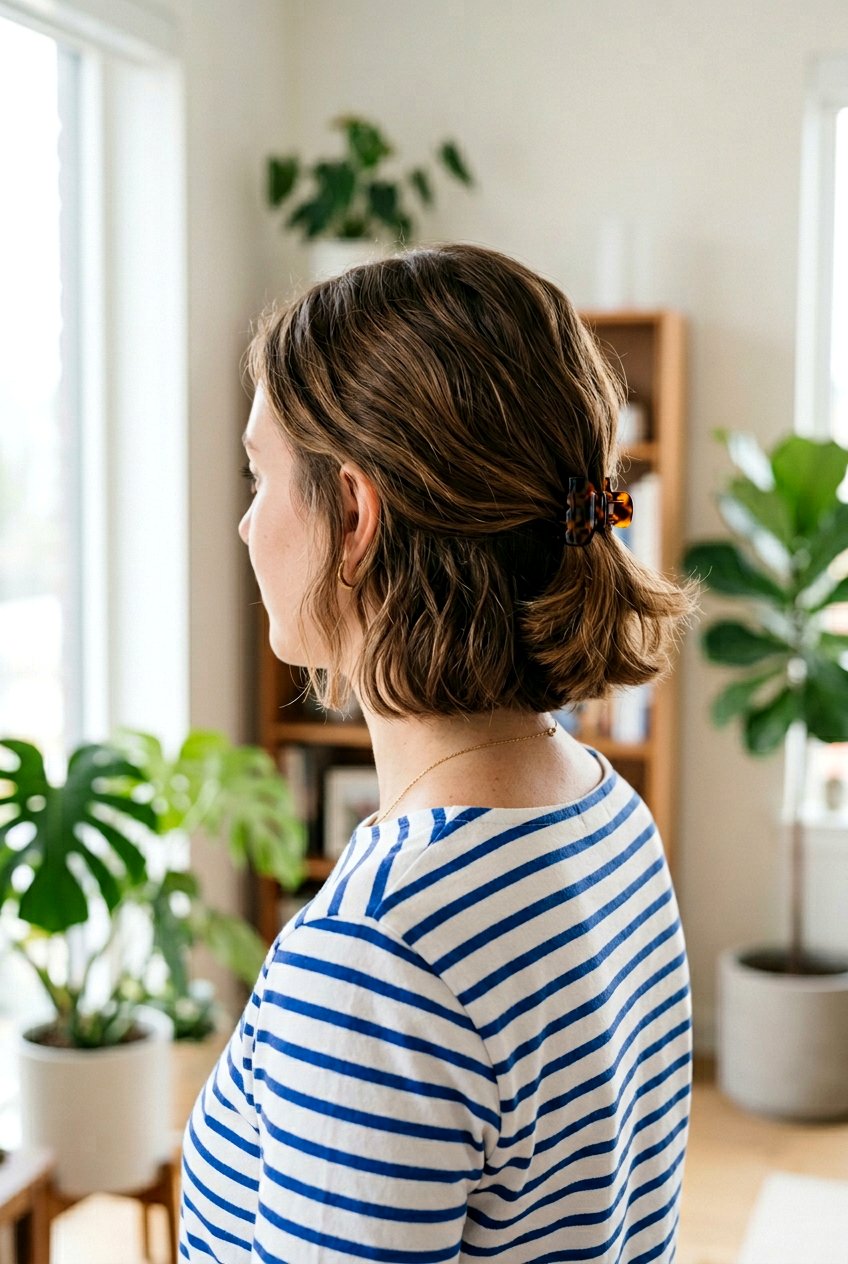 Short Hair Claw Clip Ponytail - 20 claw clip ponytail hairstyle - 20 claw clip ponytail hairstyle