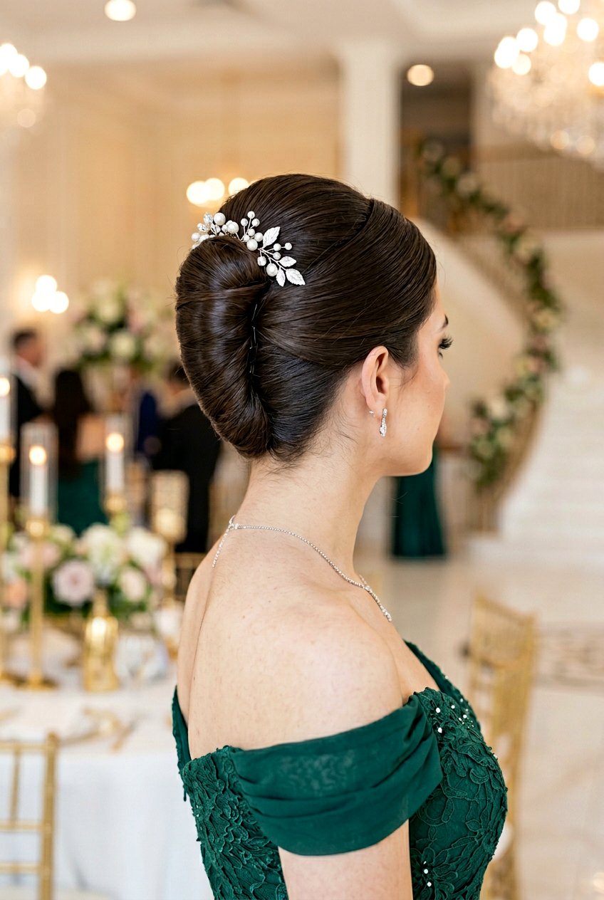 Short Hair French Roll for Prom - 20 prom hairstyles for short hair - 20 prom hairstyles for short hair