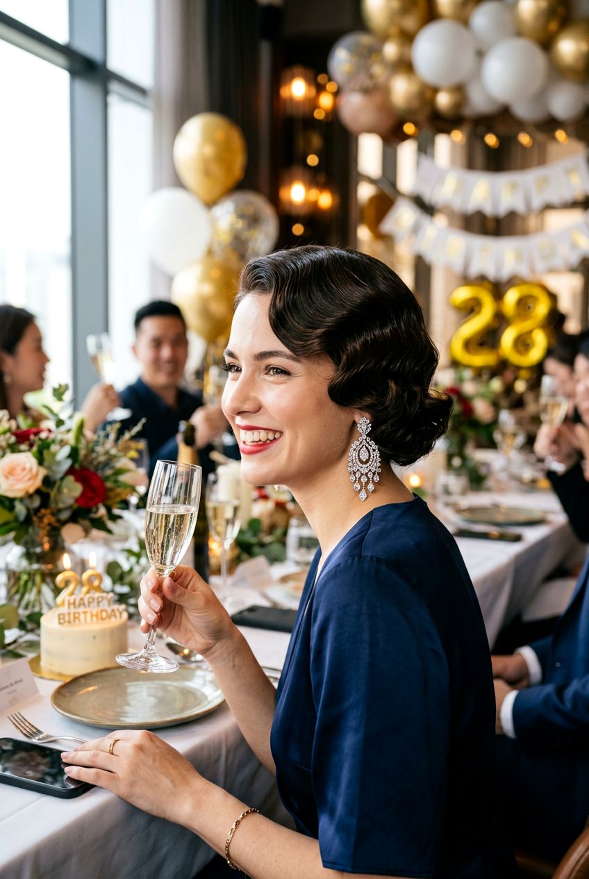 Short Hair Hollywood Waves Birthday - 20 birthday hairstyle with hollywood waves - 20 birthday hairstyle with hollywood waves