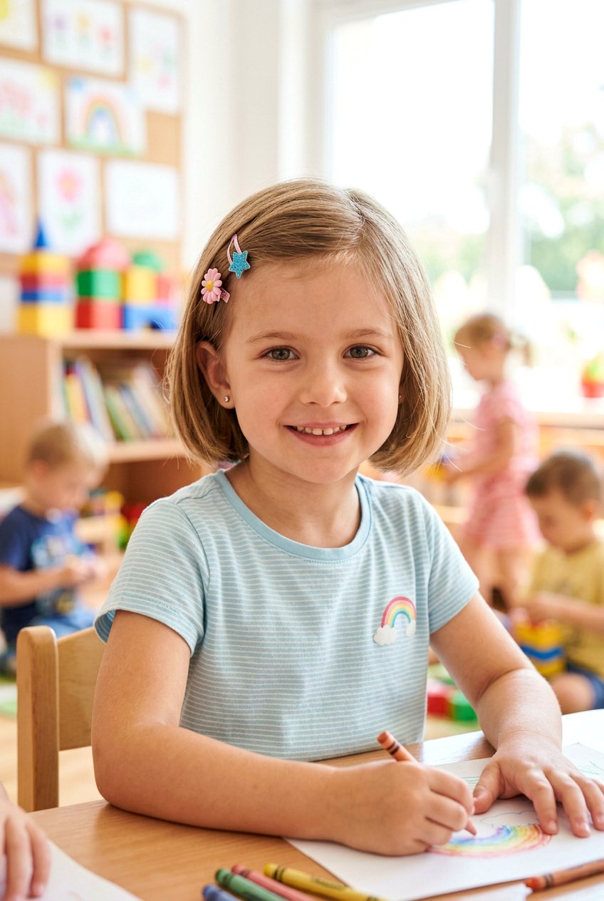 Short Hair Kindergarten Hairstyle For Girls - 20 kindergarten hairstyles for girls - 20 kindergarten hairstyles for girls