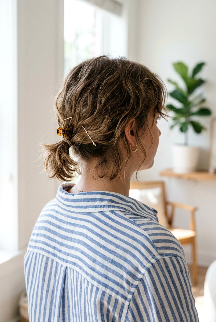 Short Hair Messy Ponytail - 20 boho messy ponytail hairstyle - 20 boho messy ponytail hairstyle